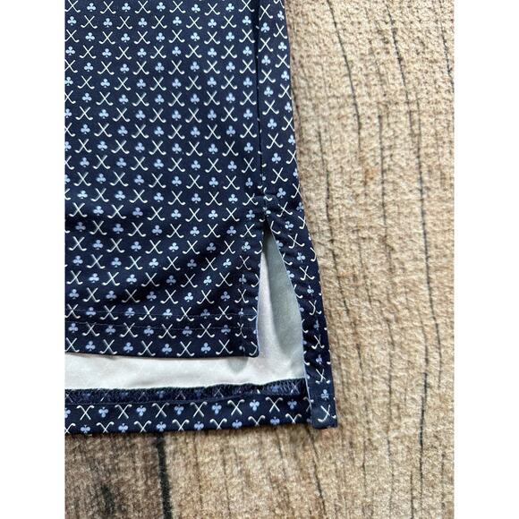 RLX Ralph Lauren Mens Golf Clubs Spades Navy Blue Performance Polo Shirt - Picture 7 of 9